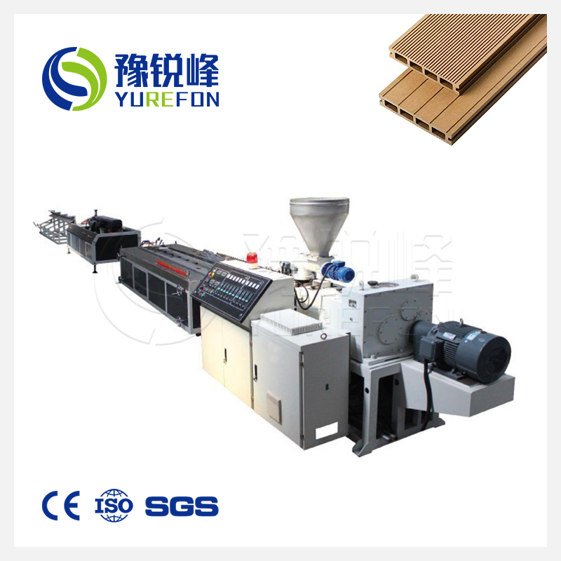 Automatic Twin Screw PE PP PVC Wood Plastic WPC Composite Profile Corner Edge Panel Board Production Line