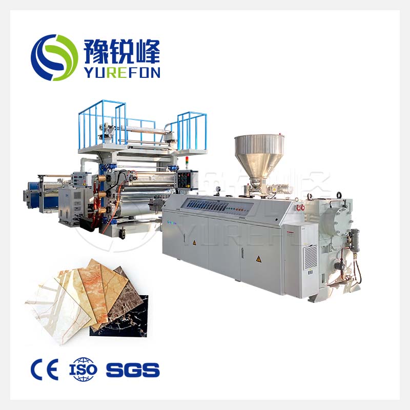 PVC Imitation Artificial Marble Sheet Decoration Alternative Board Production Line 