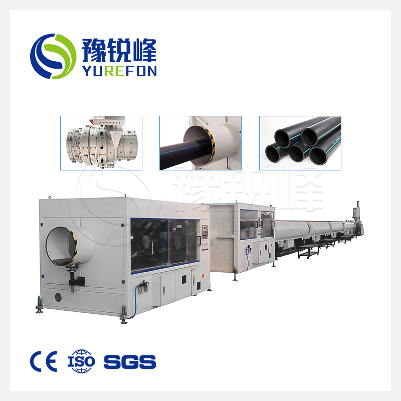 Coil Polyethylene PE HDPE LDPE Plastic Water Gas Oil Supply Sewage Hose Pipe Tube Single Screw Extruder Extrusion Production Line 