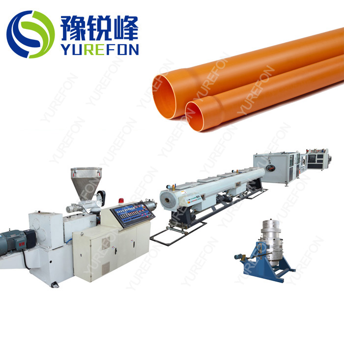 Plastic PVC UPVC Pipe Extrusion Production Line
